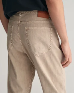 Regular Fit Cotton Linen Jeans