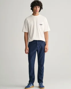 Regular Fit Cotton Linen Jeans