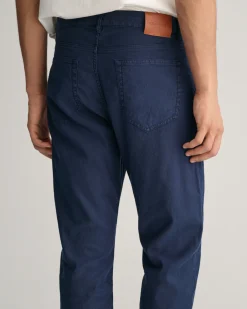 Regular Fit Cotton Linen Jeans