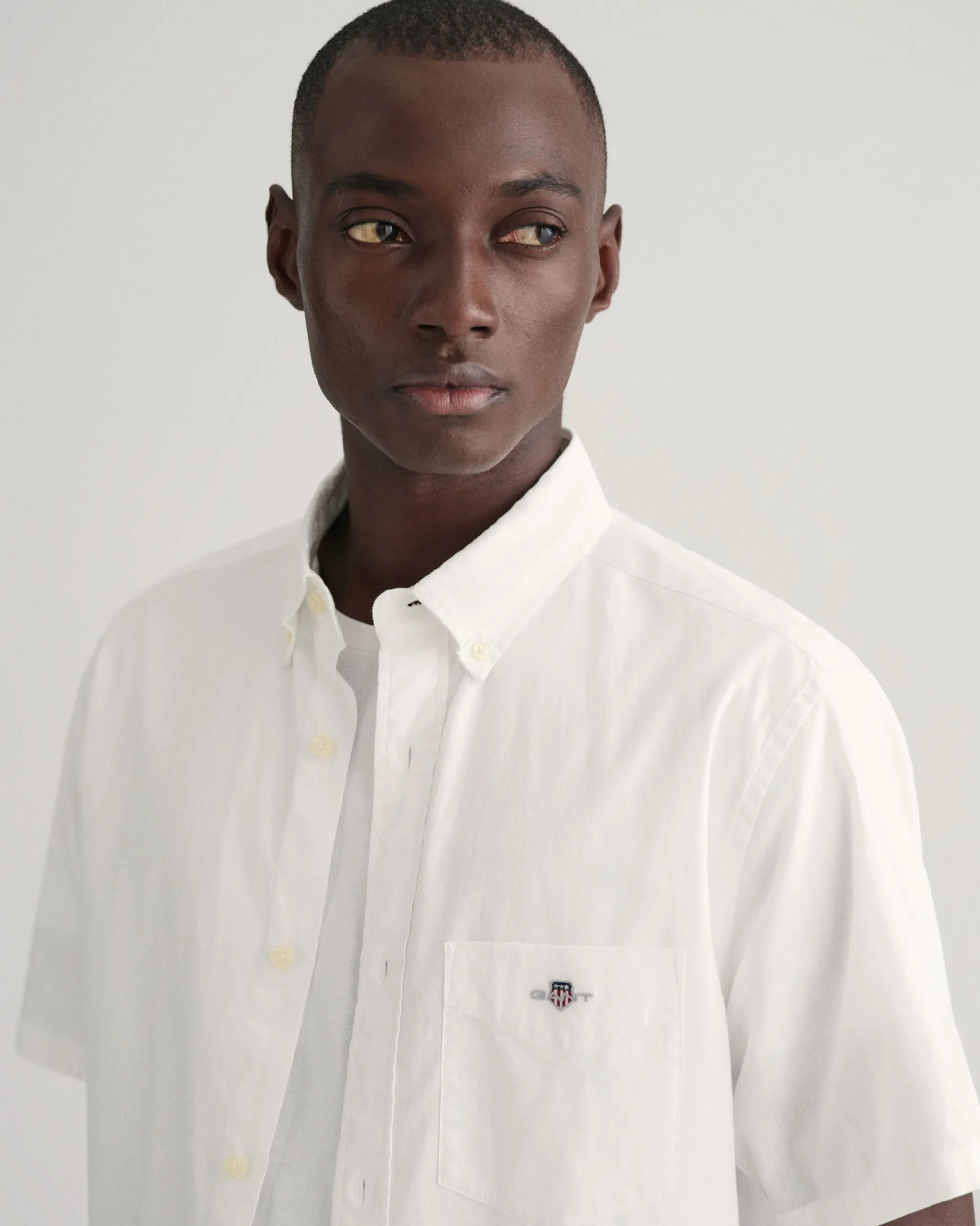 Regular Fit Cotton Linen Short Sleeve Shirt