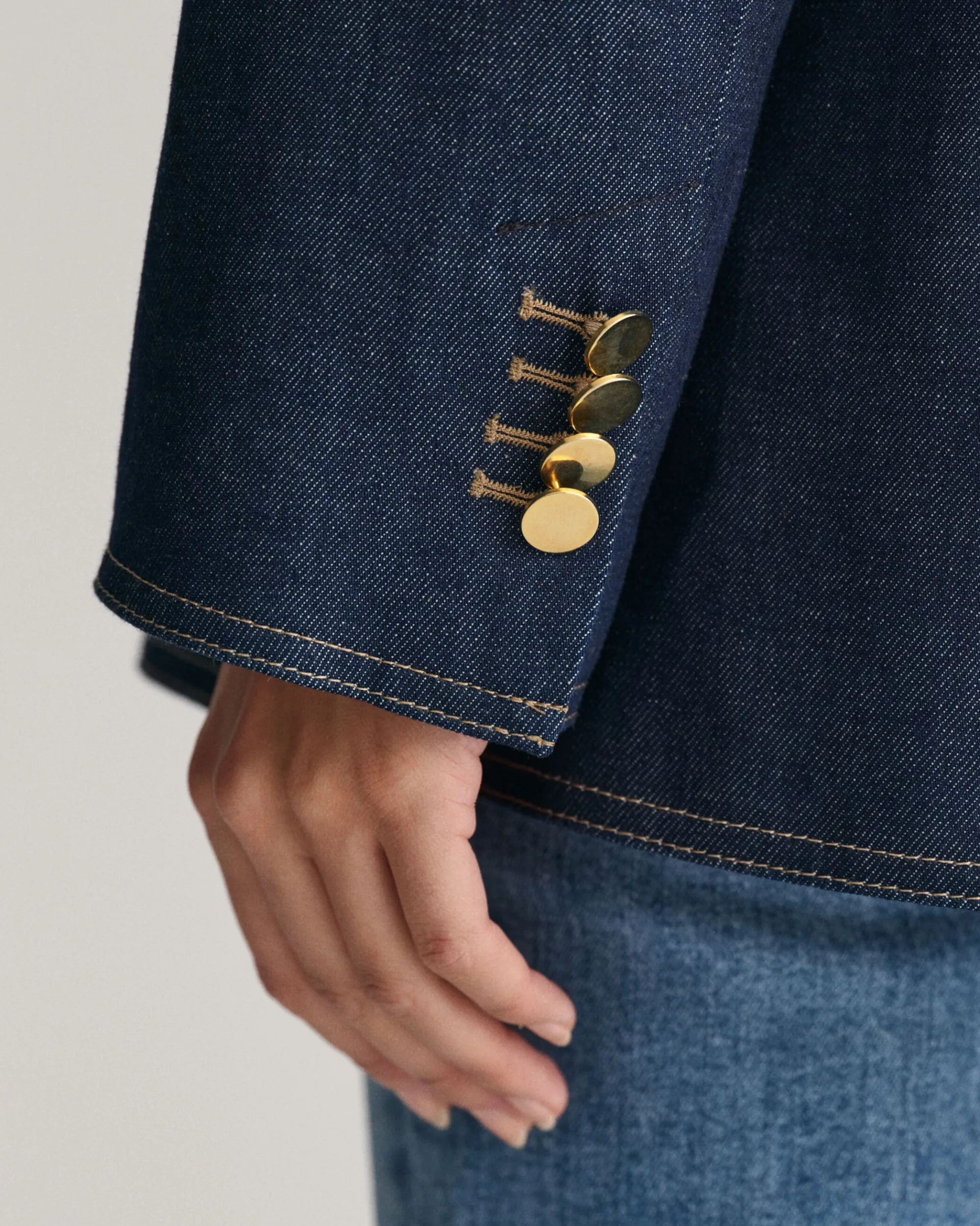 Regular Fit Denim Club Blazer