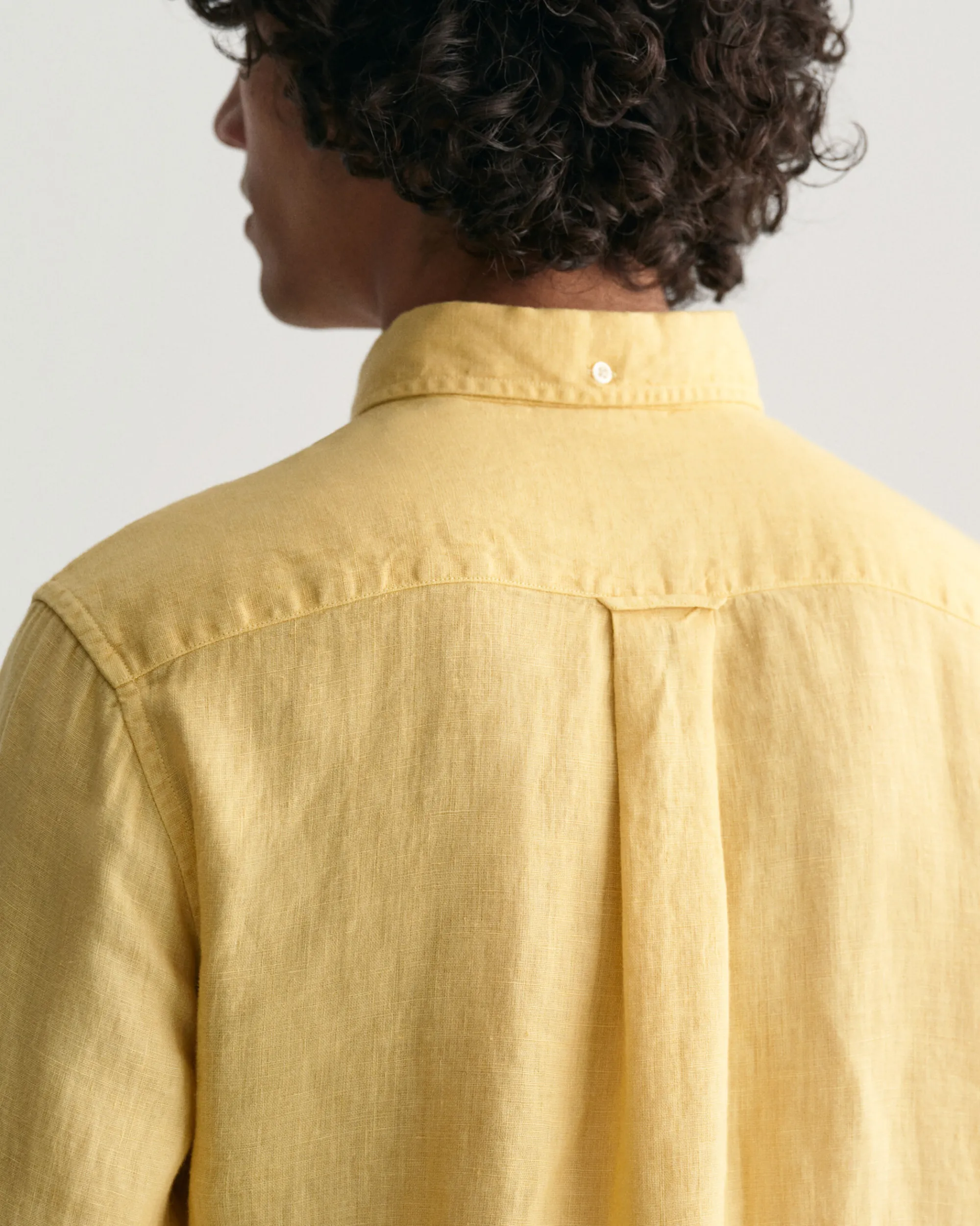 Regular Fit Garment-Dyed Linen Shirt