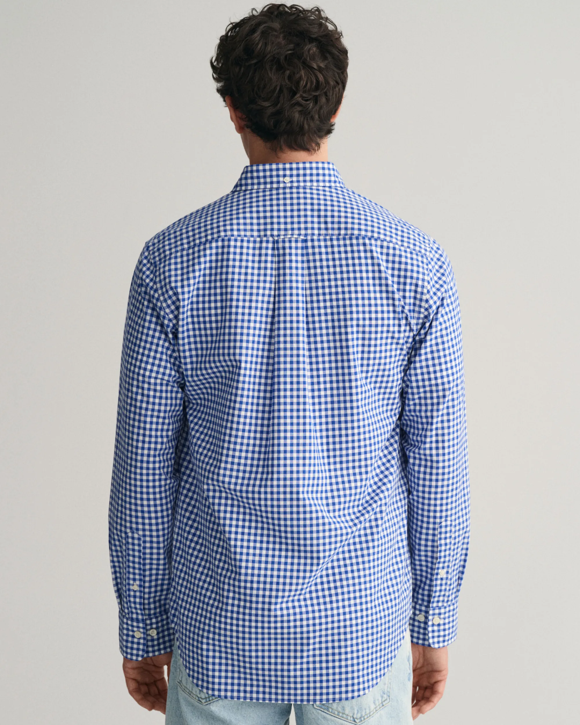 Regular Fit Gingham Poplin Shirt