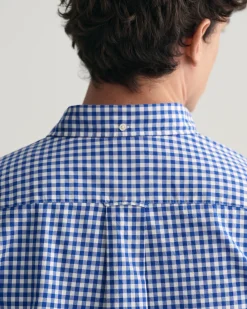 Regular Fit Gingham Poplin Shirt