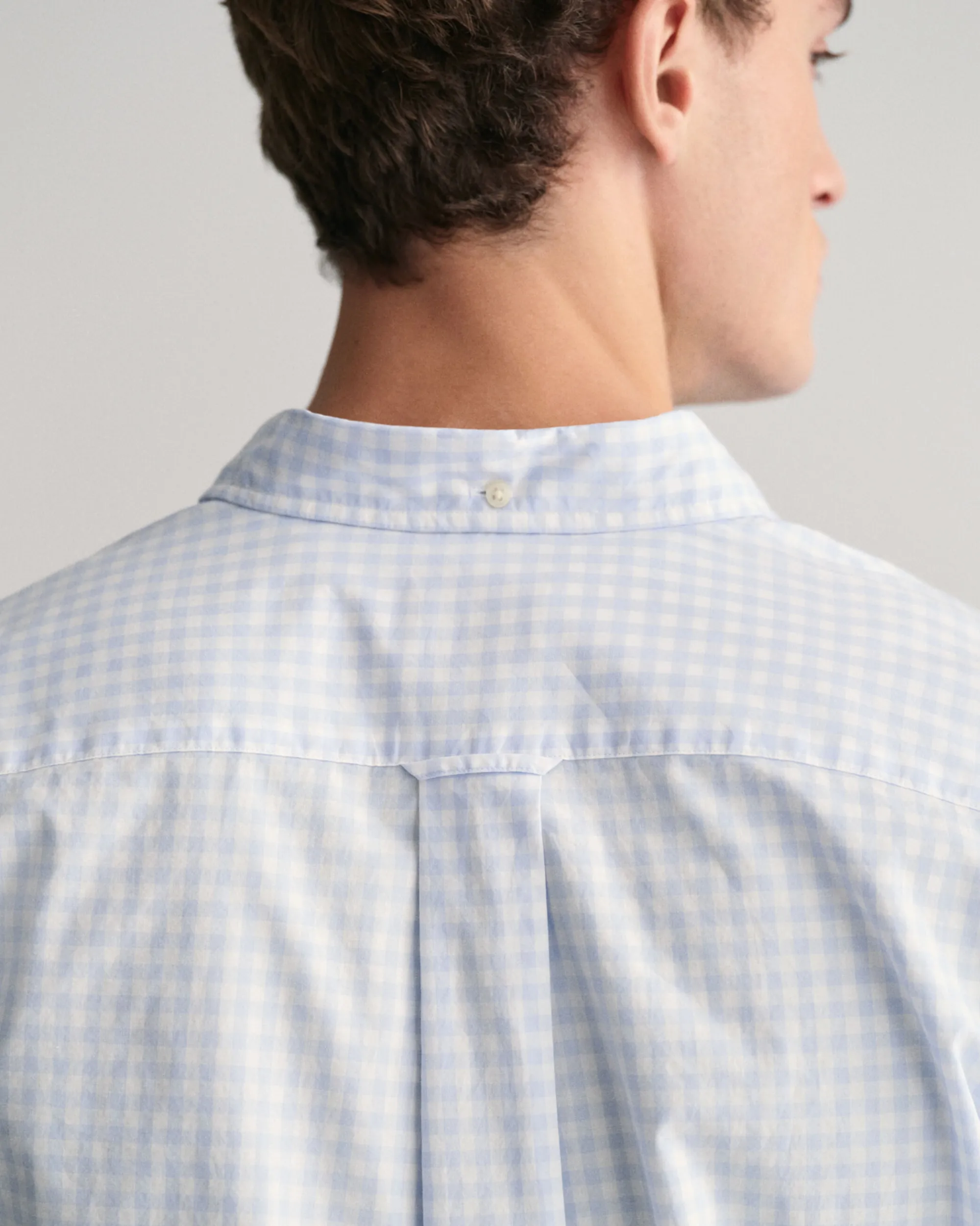 Regular Fit Gingham Poplin Shirt