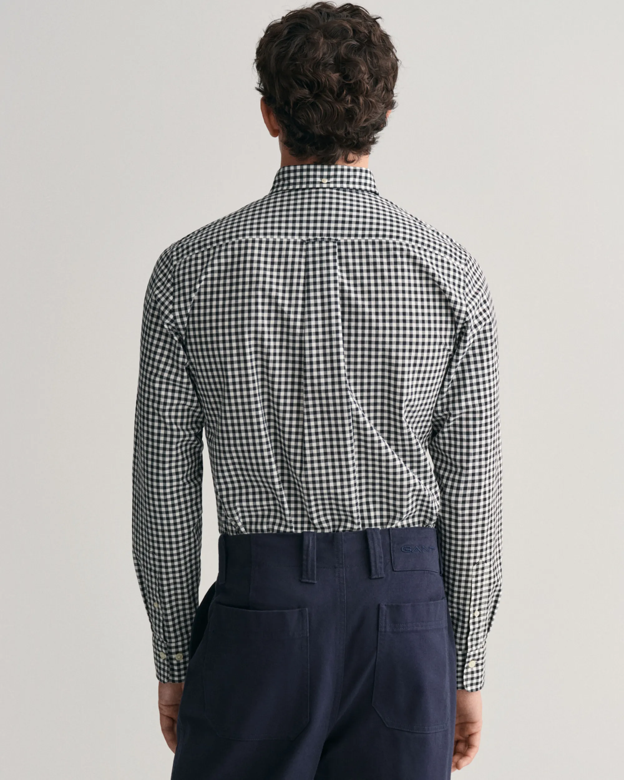 Regular Fit Gingham Poplin Shirt