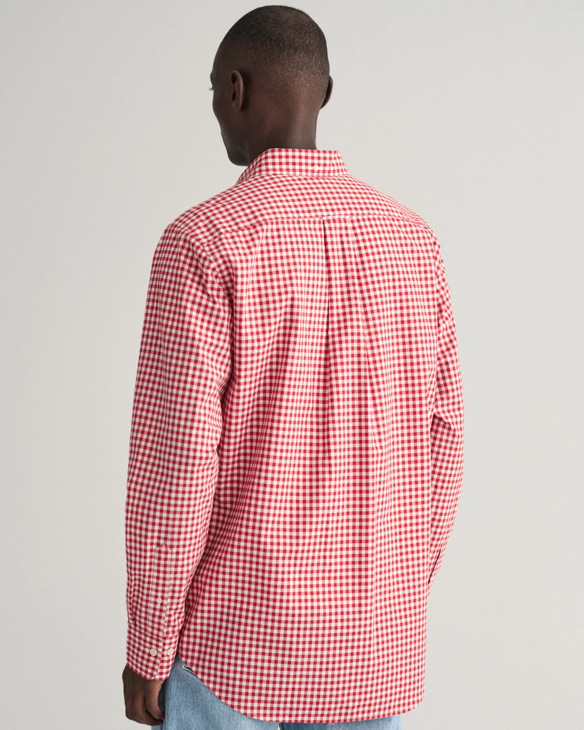 Regular Fit Gingham Poplin Shirt
