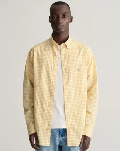 Regular Fit Gingham Poplin Shirt