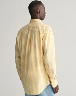 Regular Fit Gingham Poplin Shirt