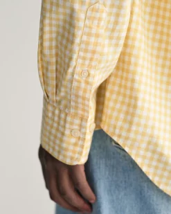 Regular Fit Gingham Poplin Shirt
