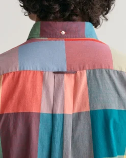 Regular Fit Indian Madras Short Sleeve Shirt