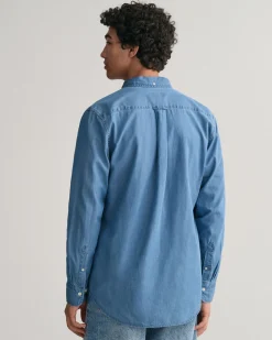 Regular Fit Indigo Shirt