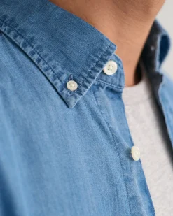 Regular Fit Indigo Shirt