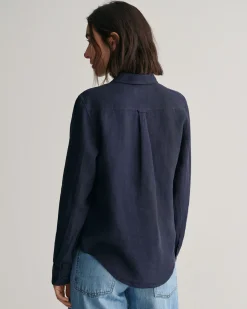 Regular Fit Linen Chambray Shirt