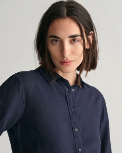 Regular Fit Linen Chambray Shirt