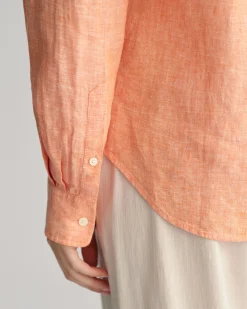 Regular Fit Linen Chambray Shirt