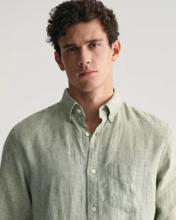 Regular Fit Linen Shirt