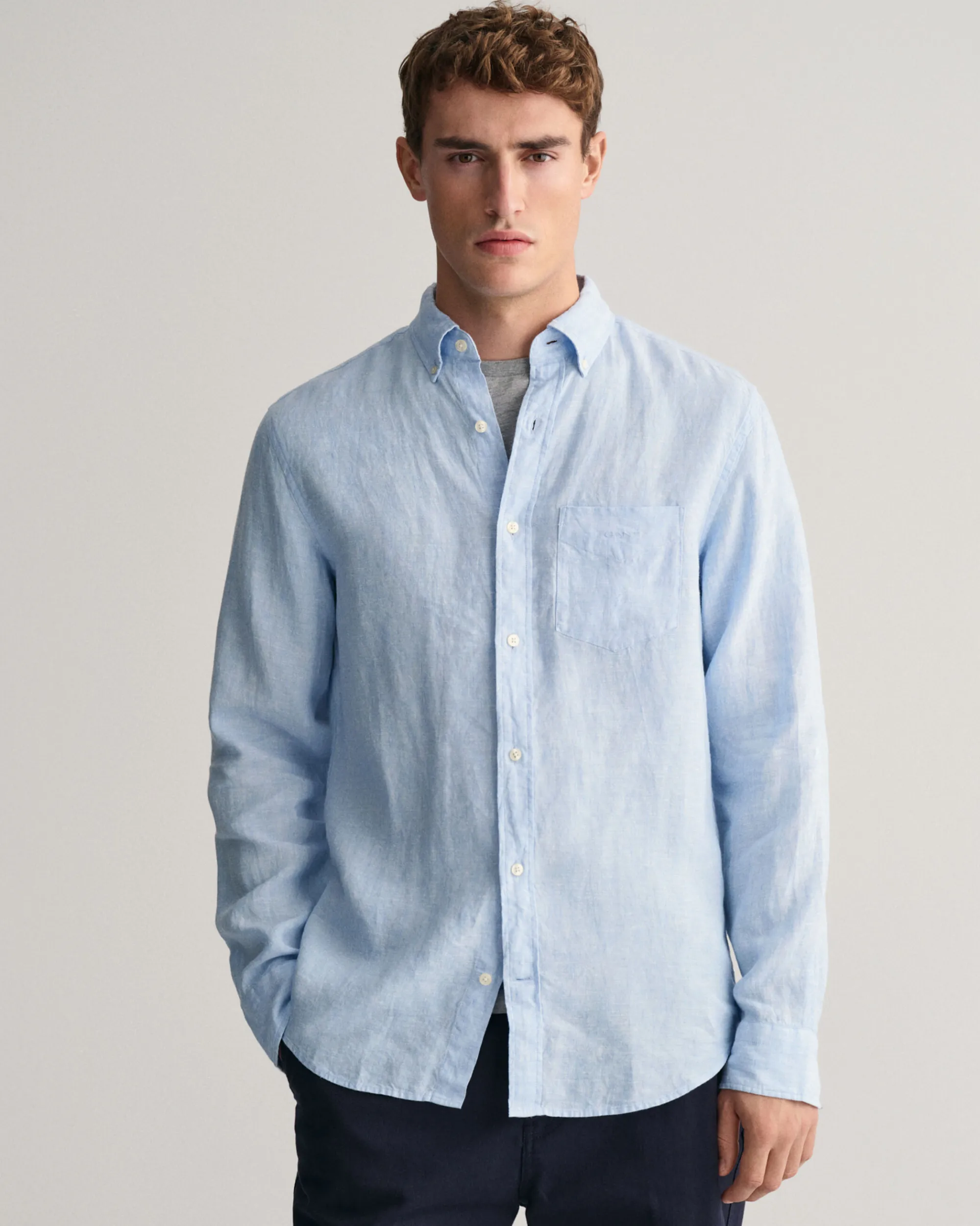 Regular Fit Linen Shirt