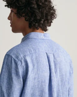 Regular Fit Linen Short Sleeve Shirt
