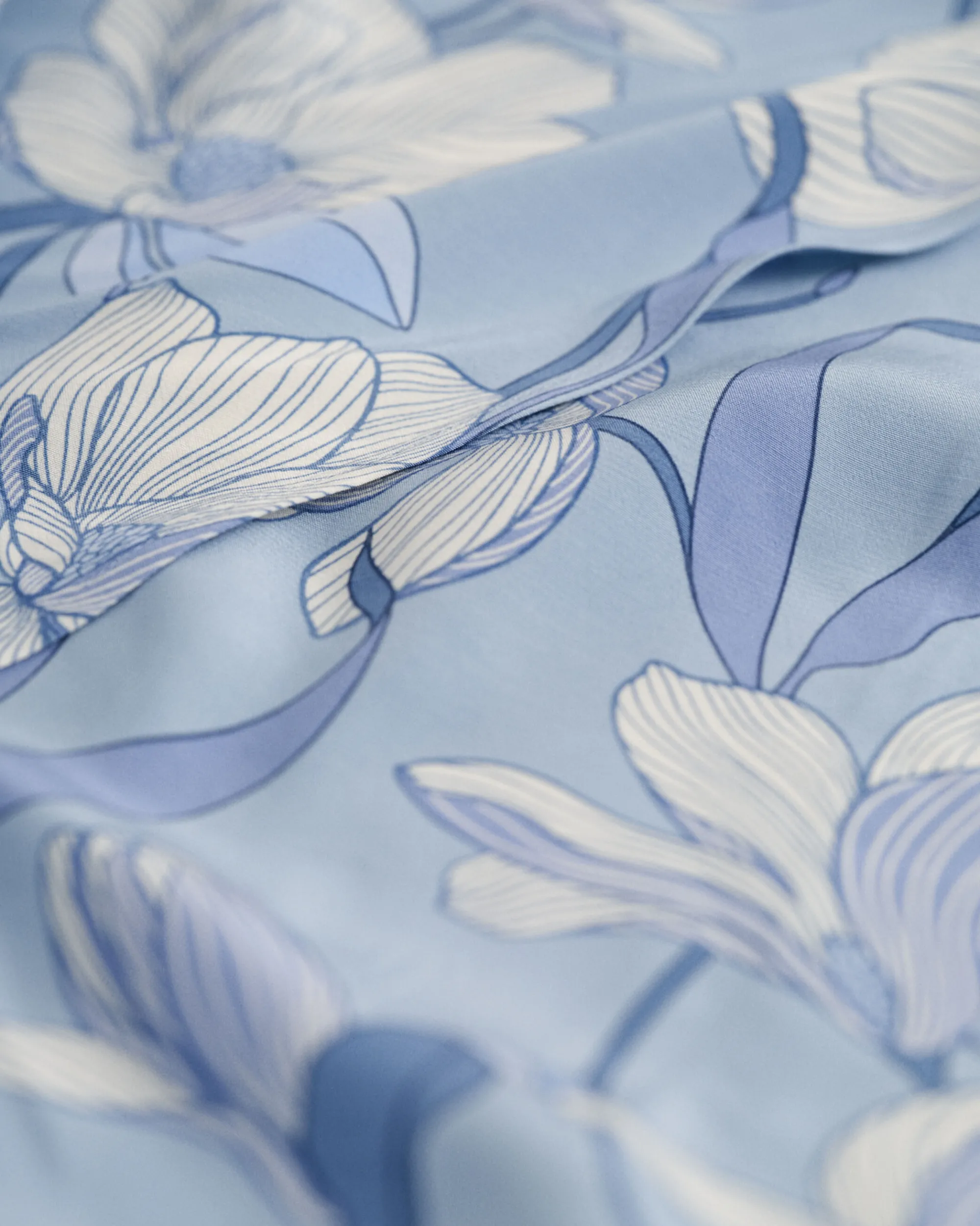 Regular Fit Magnolia Print Wrap Dress