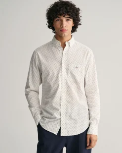 Regular Fit Micro Print Shirt