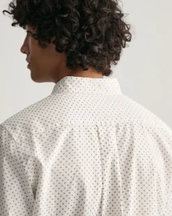Regular Fit Micro Print Shirt