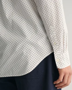 Regular Fit Micro Print Shirt