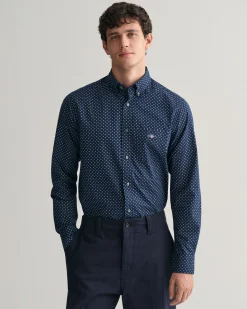 Regular Fit Micro Print Shirt
