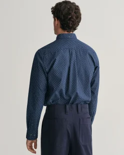 Regular Fit Micro Print Shirt