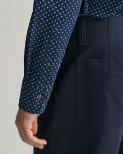 Regular Fit Micro Print Shirt
