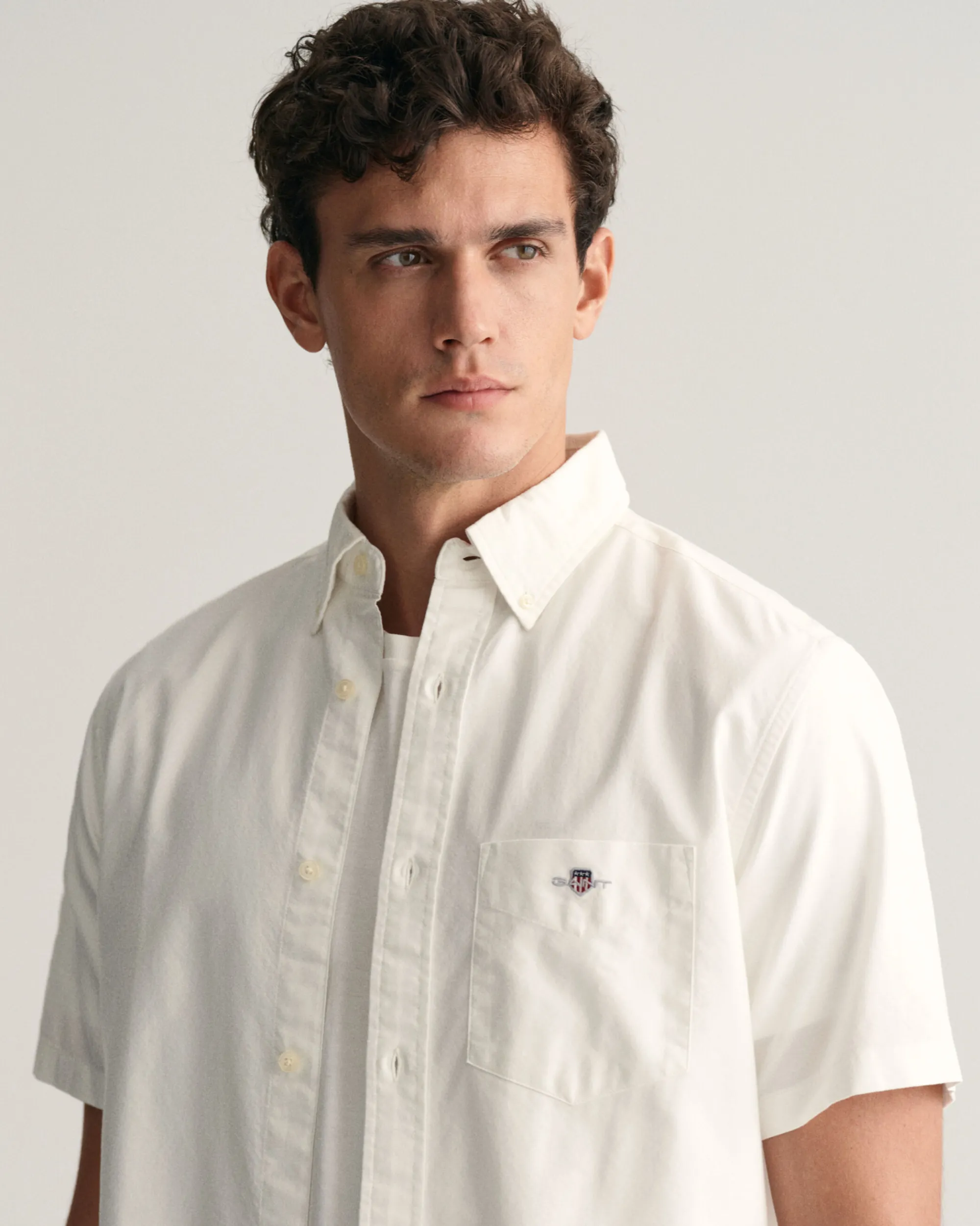 Regular Fit Oxford Short Sleeve Shirt