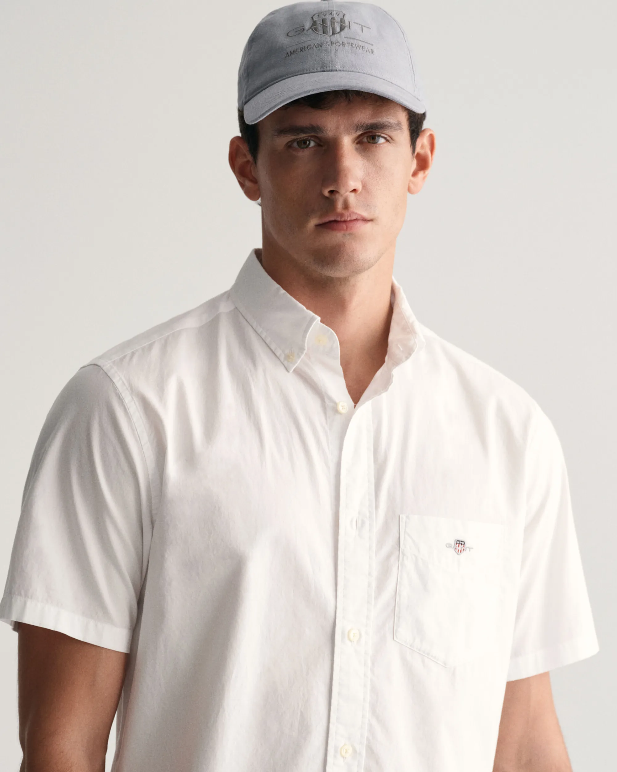 Regular Fit Poplin Short Sleeve Shirt