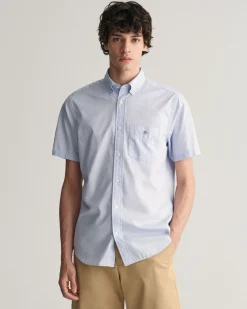 Regular Fit Poplin Short Sleeve Shirt