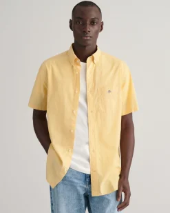 Regular Fit Poplin Short Sleeve Shirt