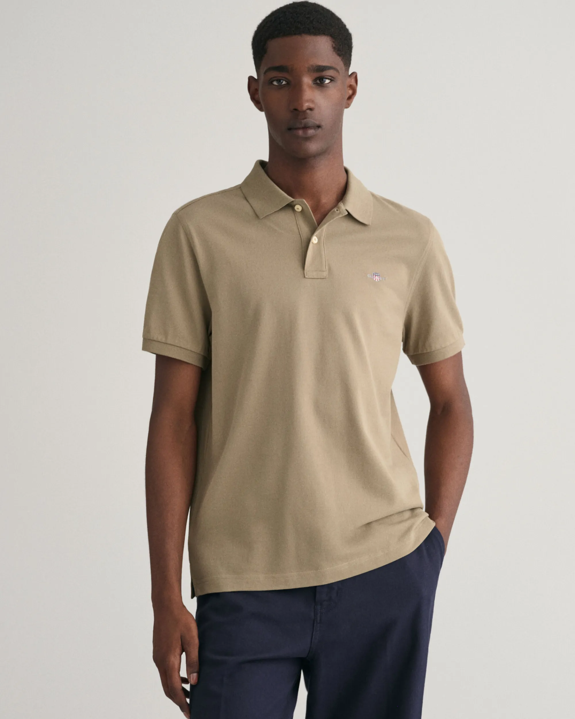 Regular Fit Shield Piqué Polo Shirt