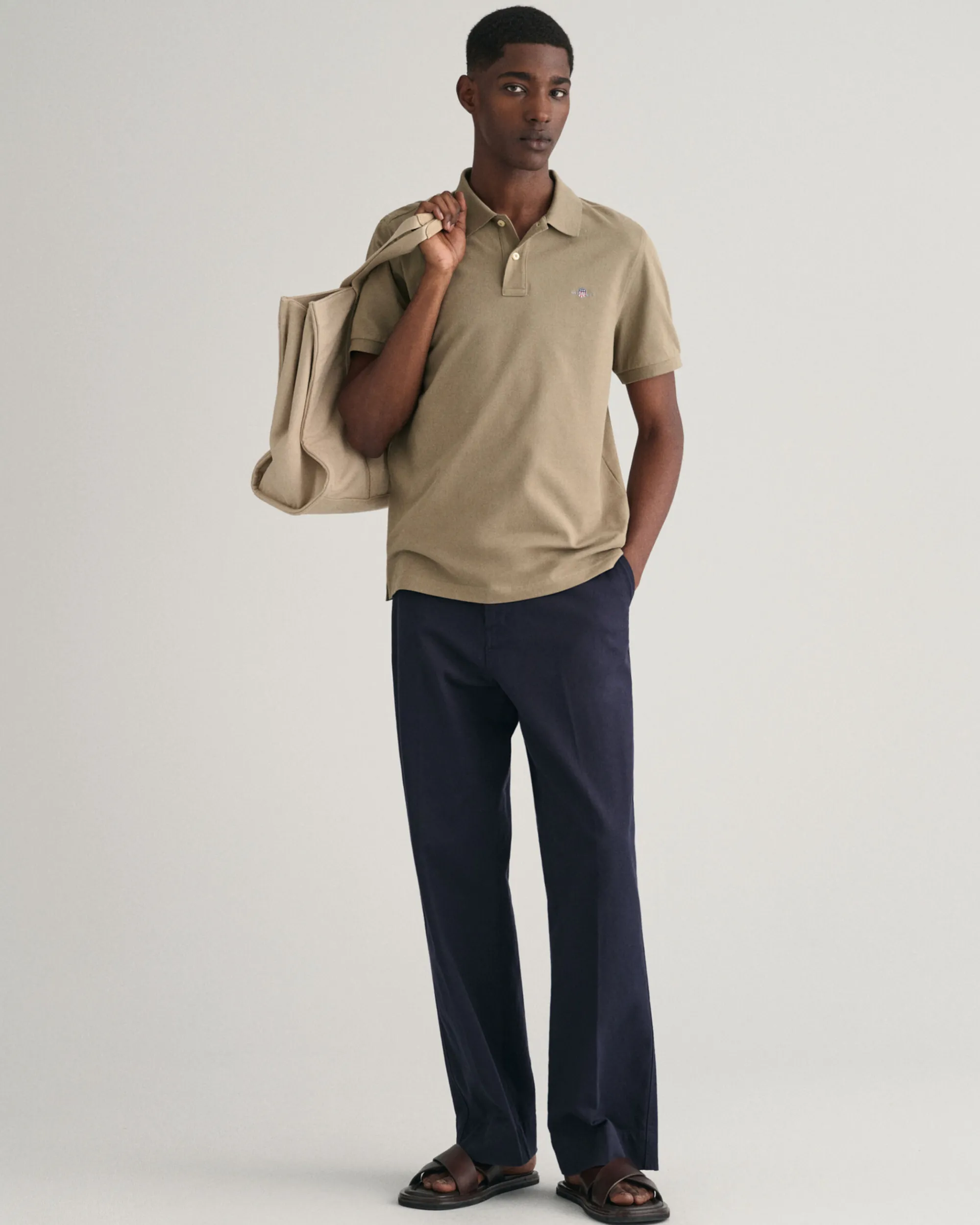 Regular Fit Shield Piqué Polo Shirt