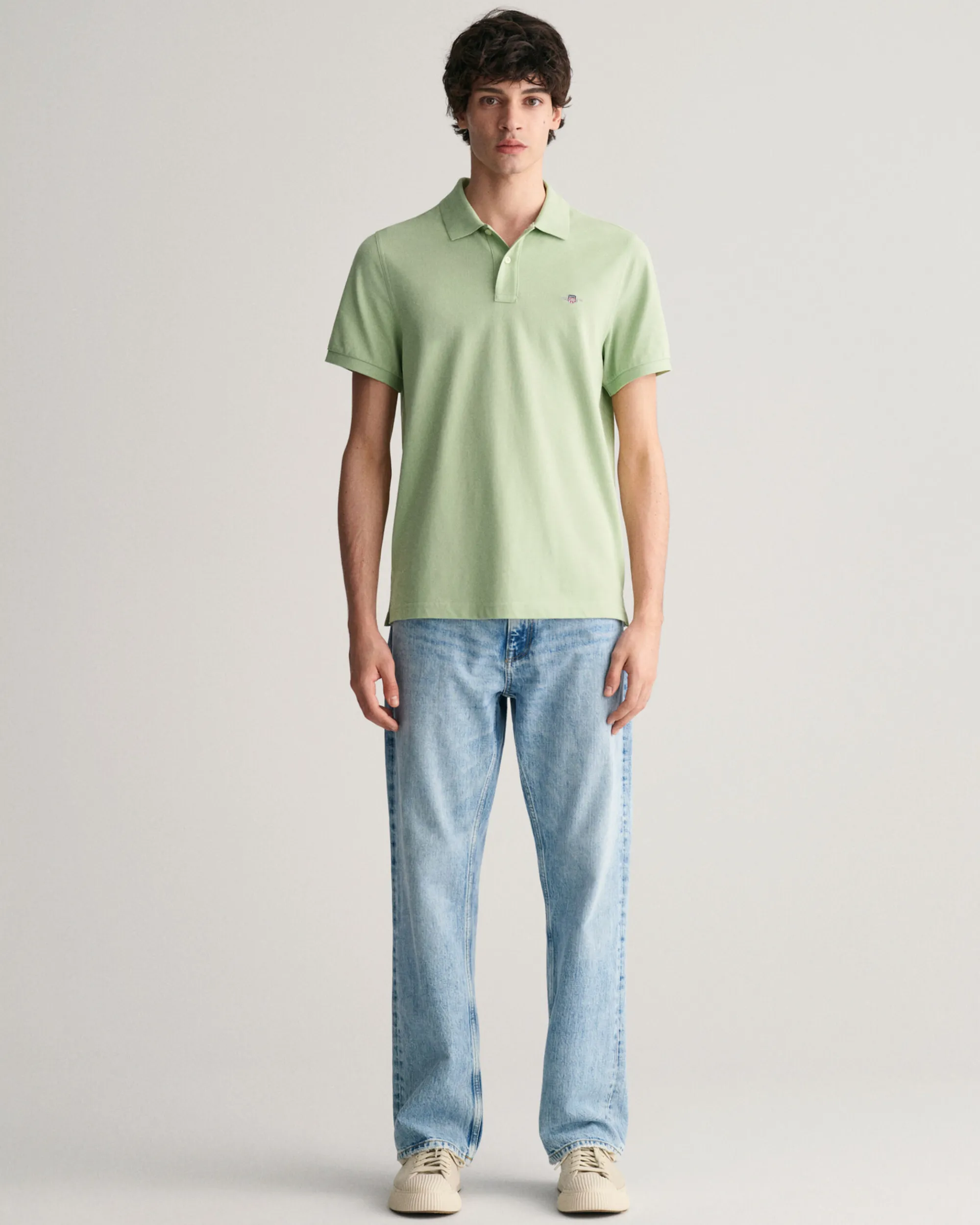 Regular Fit Shield Piqué Polo Shirt