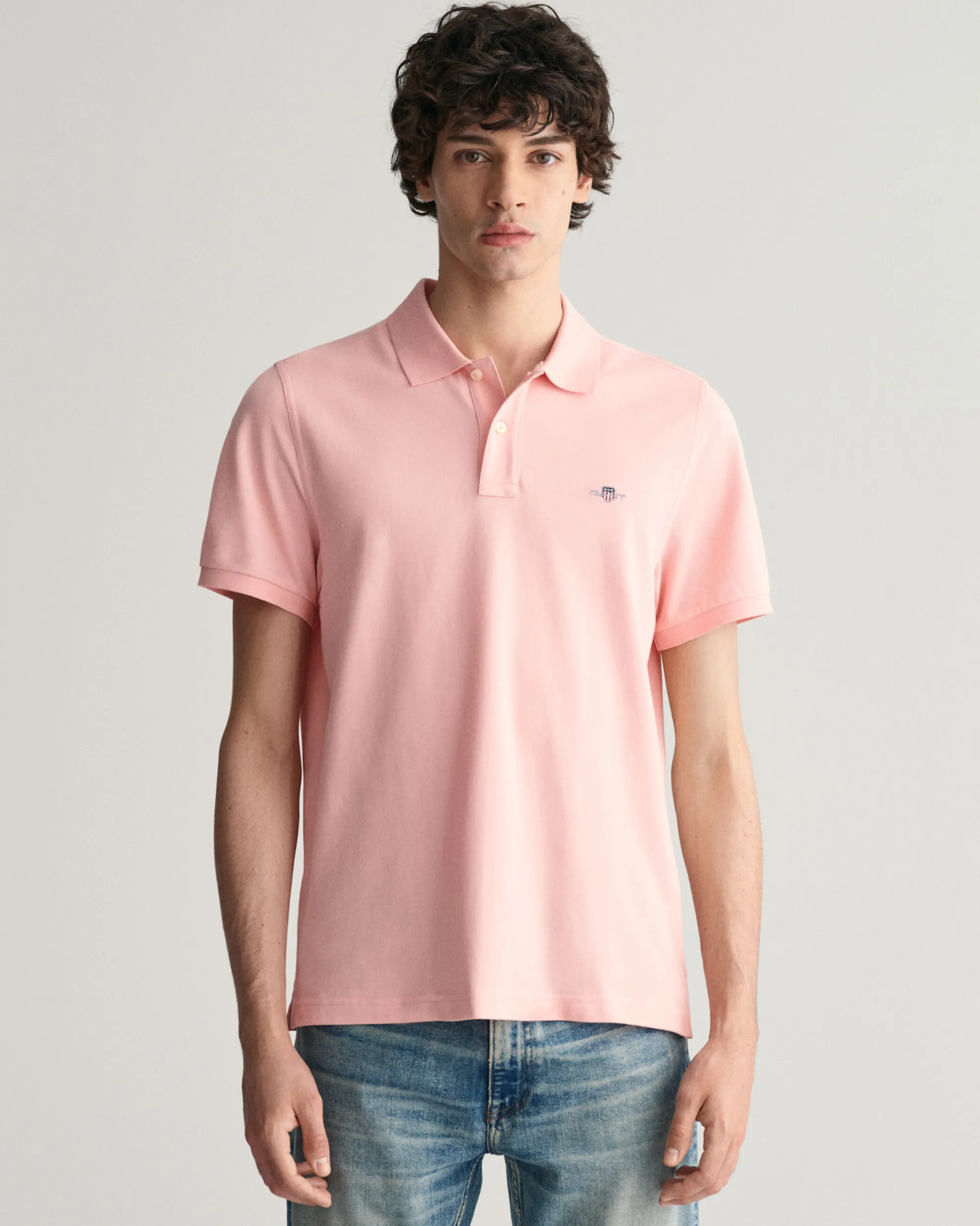 Regular Fit Shield Piqué Polo Shirt