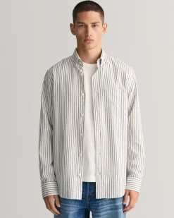 Regular Fit Striped Archive Oxford Shirt