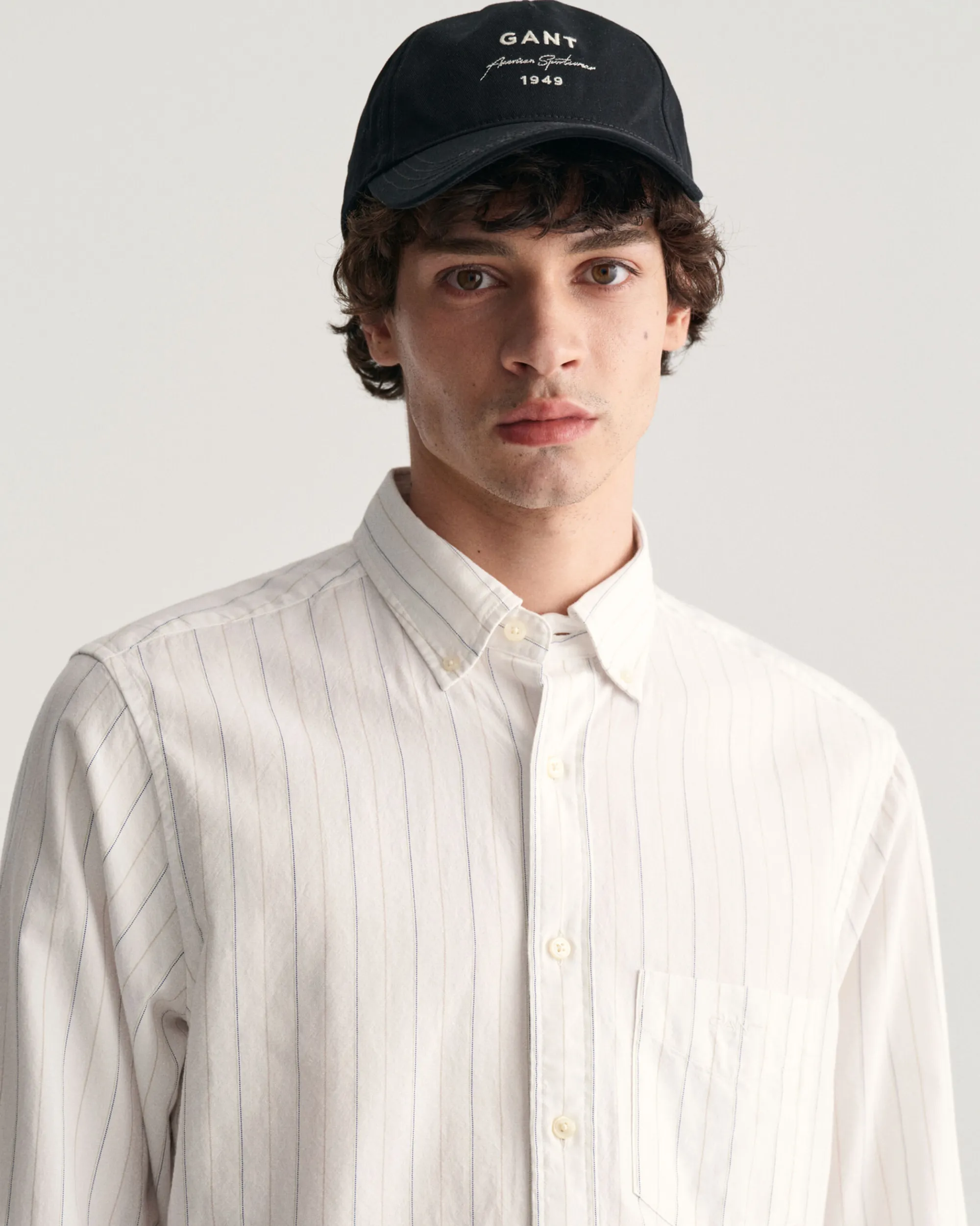 Regular Fit Striped Archive Oxford Shirt