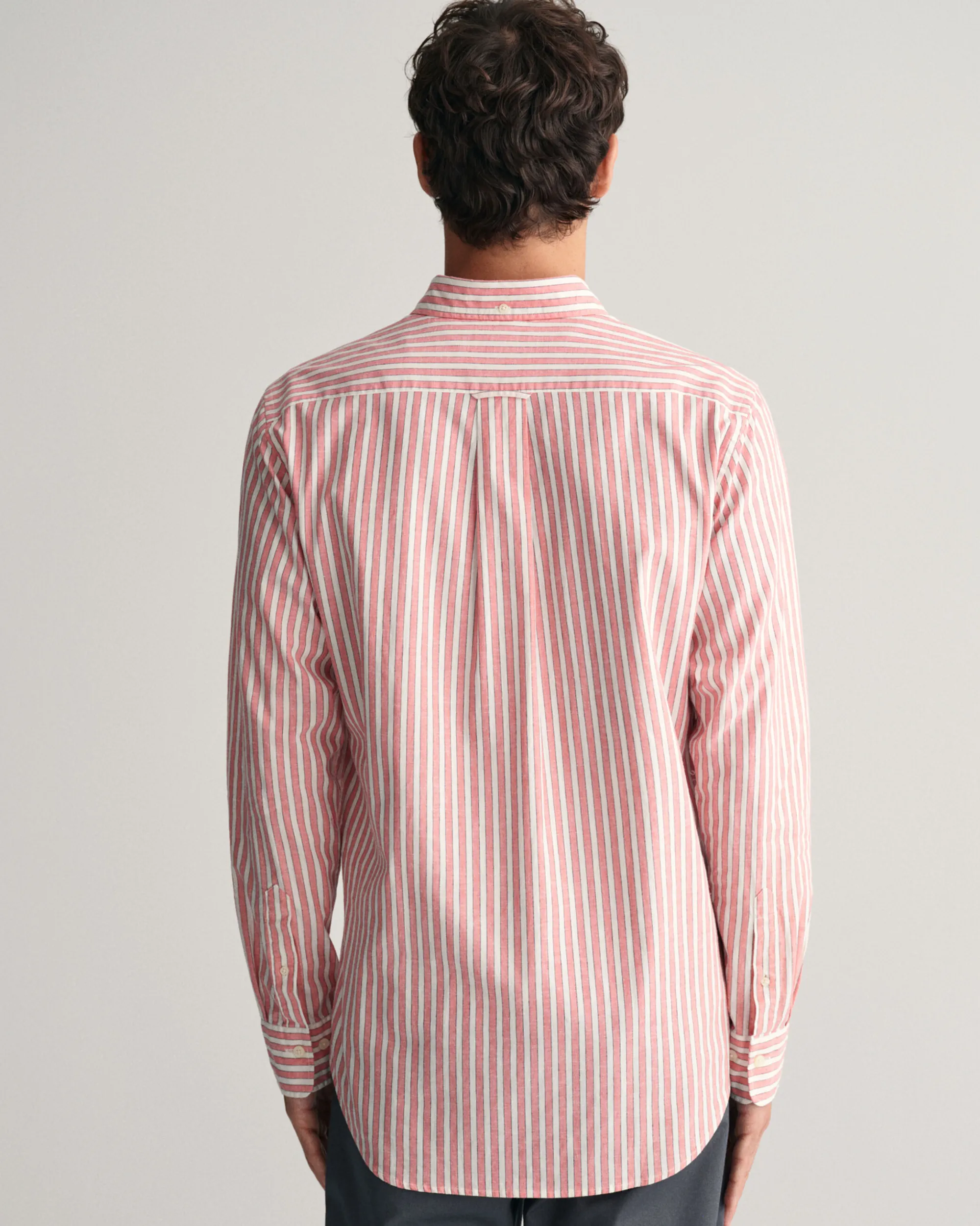 Regular Fit Striped Cotton Linen Shirt