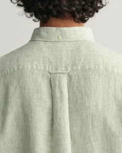 Regular Fit Striped Linen Shirt