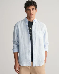 Regular Fit Striped Linen Shirt