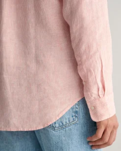 Regular Fit Striped Linen Shirt