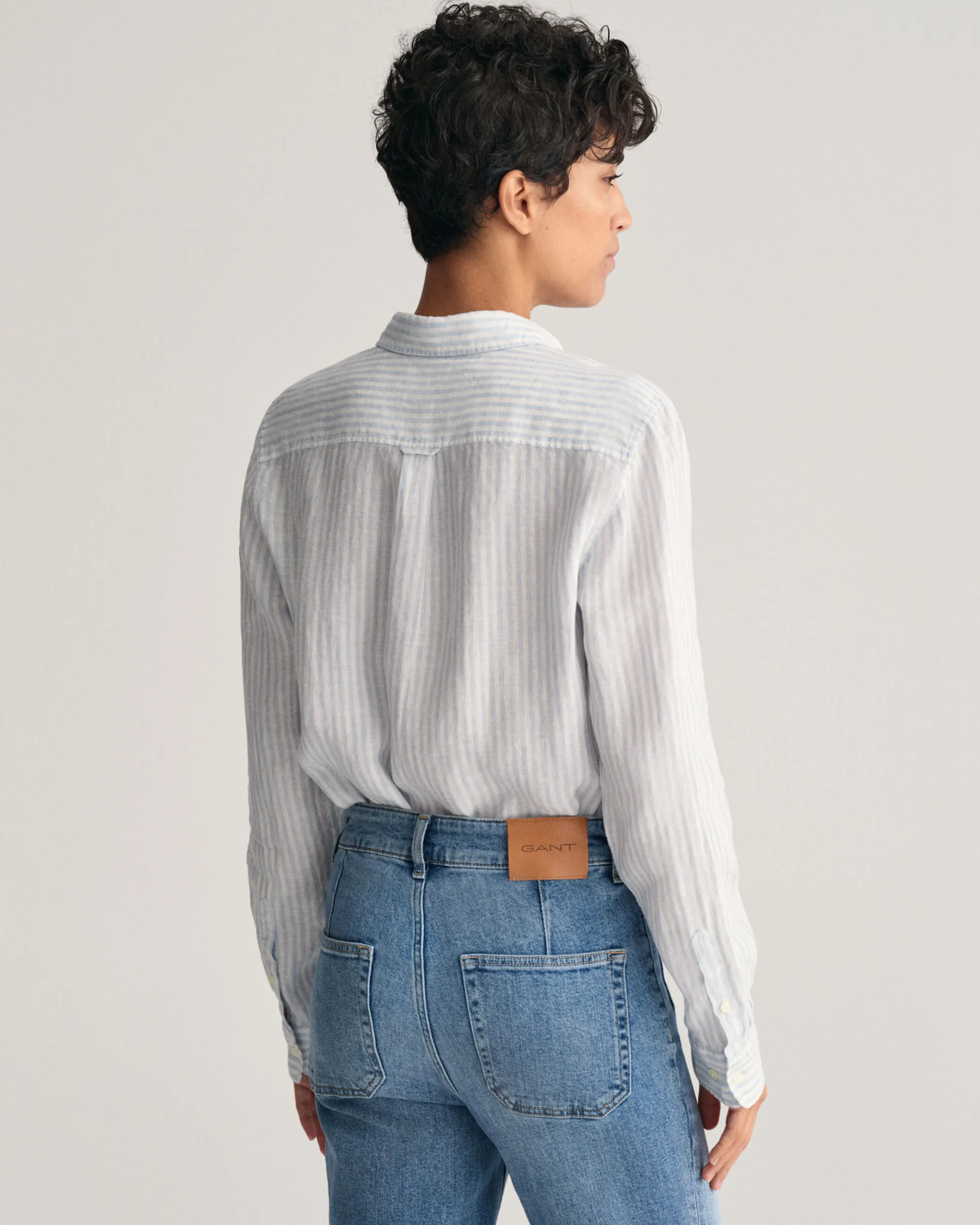 Regular Fit Striped Linen Shirt