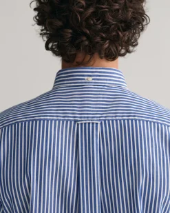 Regular Fit Striped Poplin Shirt