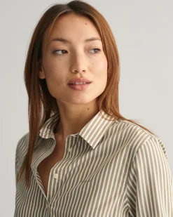 Regular Fit Striped Poplin Shirt