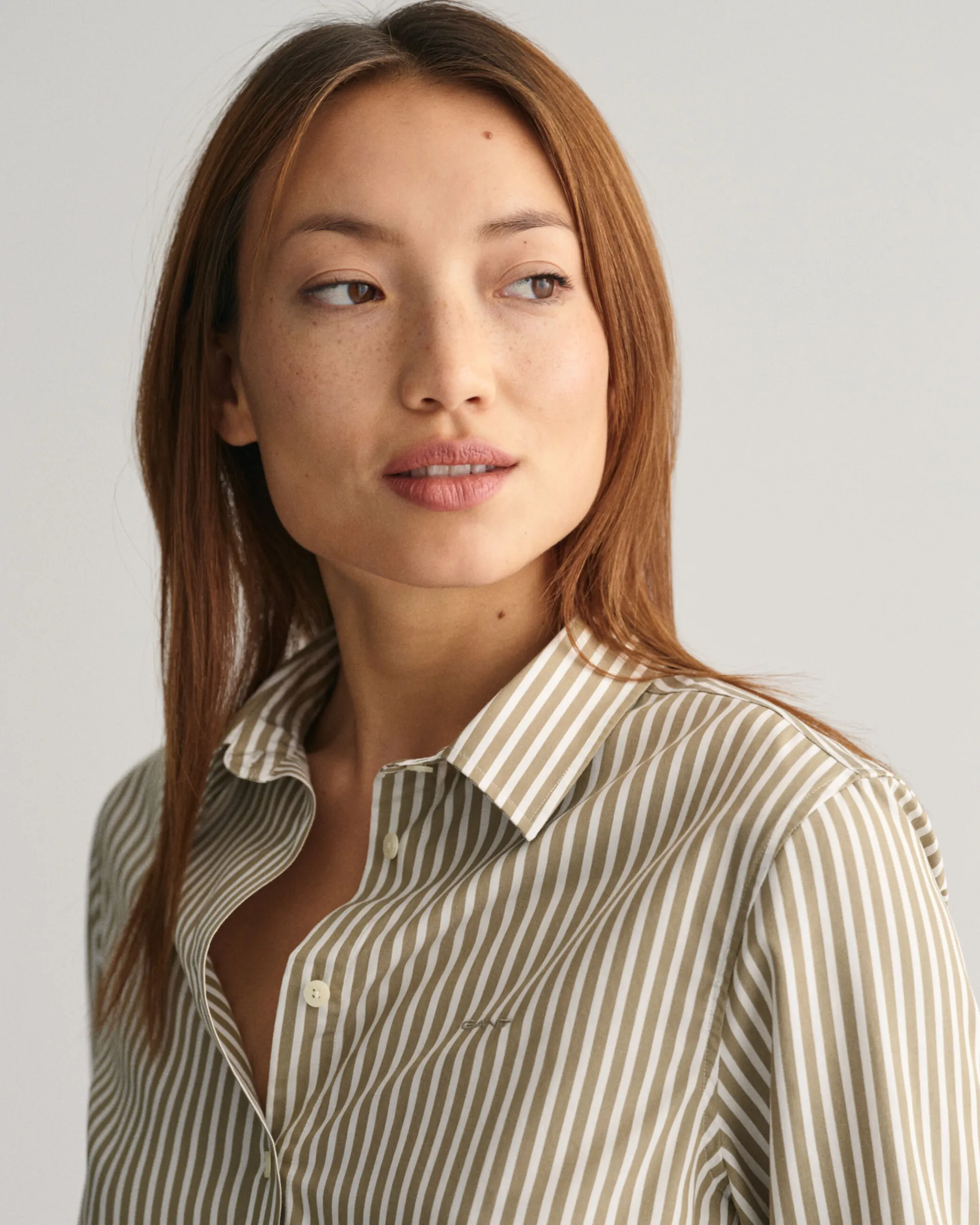 Regular Fit Striped Poplin Shirt