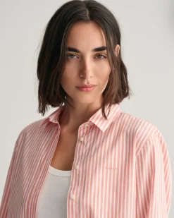 Regular Fit Striped Poplin Shirt