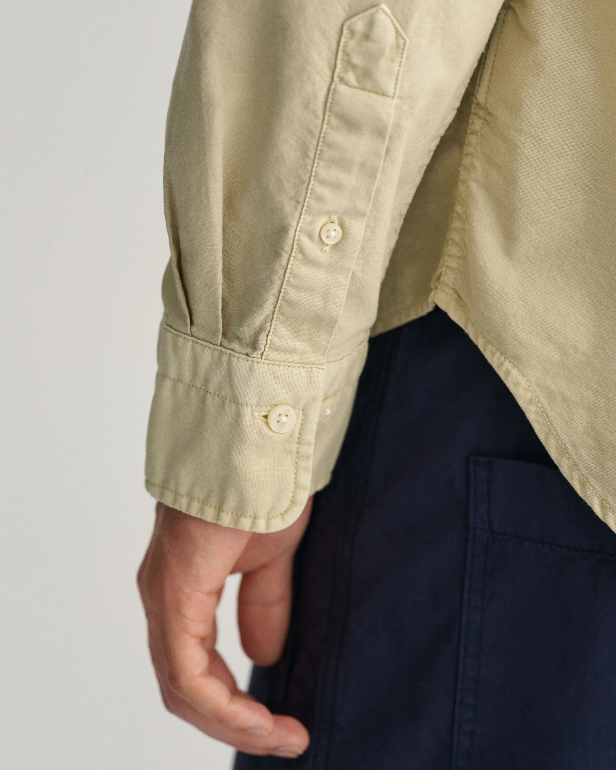 Regular Fit Sunfaded Archive Oxford Shirt